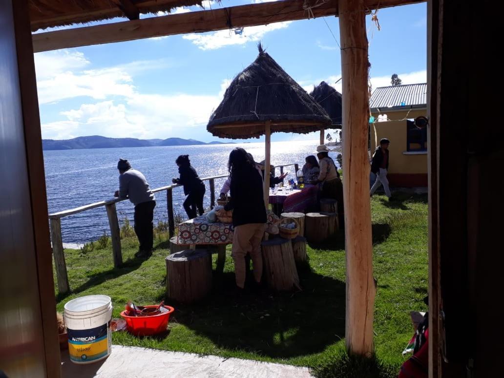 Hostal Luna Del Titikaka En Isla De La Luna Bolivia Hotel Luaran gambar