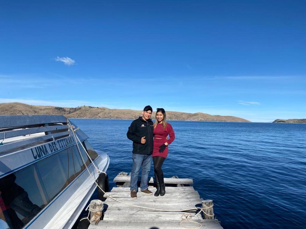 Hostal Luna Del Titikaka En Isla De La Luna Bolivia Hotel Luaran gambar
